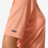 DECATHLON Dámske tričko Malou Shellrise na surf s UV ochranou oranžové XS · záber 2