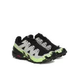 Pánská běžecká trailová obuv SALOMON Speedcross 6 GTX M black alloy green gecko · záber 2