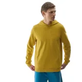 Pánska mikina s kapucňou 4F SWEATSHIRT-WSS24TSWSM0948-71S-YELLOW · záber 1