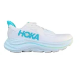 Dámská běžecká obuv HOKA Clifton 10 W white cielo blue · záber 1