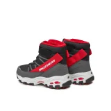 Chlapecké kotníkové zimní boty SKECHERS D Lites Mid black red · záber 4