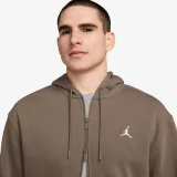 Pánská fleecová mikina na zip NIKE JORDAN BRK FLC FZ 222 KHAKI · záber 2