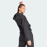Dámská mikina s kapucí ADIDAS W BL FT HD BLACK WHITE · záber 5