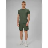 Pánské běžecké tričko s krátkým rukávem 4F TSHIRT FNK M1778-43A-KHAKI ALLOVER · záber 5