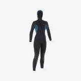 DECATHLON Dámsky neoprén SCD 100 s kuklou 7 mm čierno-modrý L · záber 1