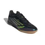 Pánske futbalové kopačky halové ADIDAS F50 League M IC core black iron metallic lucid lemon · záber 1
