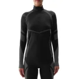 Dámská zateplená lyžařská mikina s 1 2 zipem 4F SEAMLESS UNDERWEAR-WAW24USEAF160-20S-DEEP BLACK · záber 1