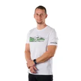 Férfi rövid ujjú túrázó póló NORTHFINDER BARTO-377white · záber 1