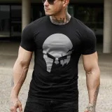 Ultrasoft tričko Iron Aesthetics Skull, B&G · záber 3