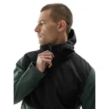 Pánská turistická softshellová bunda 4F SOFTSHELL JACKET-AW23TSOFM155-40S-DARK GREEN · záber 2
