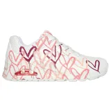 Dámská rekreační obuv SKECHERS Uno Spread The Love W white multi pink · záber 2