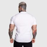 Pánske športové tričko Iron Aesthetics Urban, biele · záber 5