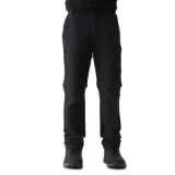 Chlapčenské turistické nohavice 4F JUNIOR TROUSERS FNK-4FJWSS24TFTRM495-21S-BLACK · záber 1