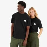 SIMOND Unisex tričko z bavlny Fairtrade/Max Havelaar čierne S · záber 1