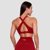 GymBeam Sportovní podprsenka Ignite Dark Red - Velikost: S | Barva: Červená | Hmotnost: 0,09 kg | Balení: 120 · záber 4