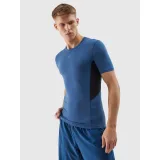 Pánske tréningové tričko s krátkym rukávom 4F TSHIRT FNK-WSS24TFTSM600-31S-NAVY · záber 2