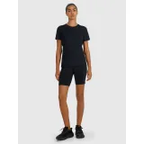 Dámské tréninkové tričko s krátkým rukávem 4F TSHIRT FNK F1828-WMM00TFTSF1828-20S-DEEP BLACK · záber 5