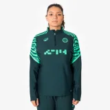 KIPSTA Dámska futbalová mikina Viralto 1/2 zips zelená L · záber 1