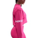 Dámska tréningová mikina NIKE W NP DF FLC CREW TT GRX RUSH PINK PINK FOAM WHITE · záber 3