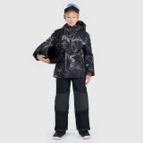 Chlapecká snowboardová bunda membrána 8000 - multicolor · záber 2