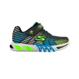 Chlapecká rekreační obuv SKECHERS S Lights Flex Glow Elite K black lime · záber 2