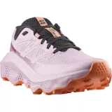 Dámska bežecká trailová obuv SALOMON Ultra Flow 2 W dawn pink black nectarine · záber 1