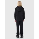 Chlapecká mikina se zipem 4F JUNIOR SWEATSHIRT-JWMM00TSWSM1860-20S-BLACK · záber 4