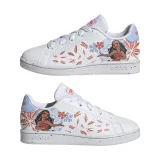 Lány szabadidőcipő ADIDAS Advantage Moana cloud white semi impact orange blue dawn · záber 3