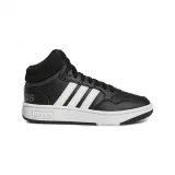 Juniorská rekreační obuv ADIDAS Hoops Mid 3.0 K core black cloud white grey six · záber 2