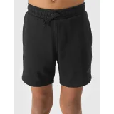 Chlapčenské teplákové kraťasy 4F JUNIOR SHORTS CAS-JWSS24TSHOM272-20S-DEEP BLACK · záber 2