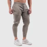Jogger tepláky Iron Aesthetics Circle Star, sivé · záber 2