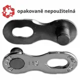 Kmc spojka řetězu Missing Link 11 speed EPT povrch, šedý, balení 5ks, cena za balení · záber 2