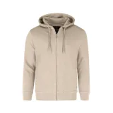 Pánska mikina so zipsom VOLCANO B-LERMO-102-BEIGE · záber 5