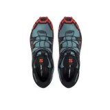 Pánská běžecká trailová obuv SALOMON Speedcross 6 GTX M north atlantic black cherry tomato · záber 4