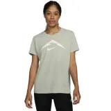 Dámské turistické tričko s krátkým rukávem NIKE W NK DF TRAIL TEE-370 JADE HORIZON · záber 1
