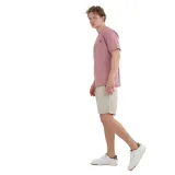 Pánské tričko s krátkým rukávem FUNDANGO Talmer Pocket T-shirt-345-raspberry · záber 3