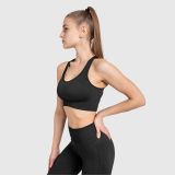 Varrás nélküli sportmelltartó Iron Aesthetics Seamless Butt, fekete · záber 4