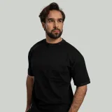 STRIX Triko Oversized Heavy Black - Velikost: XXL | Barva: Čierna | Hmotnost: 0,371 kg | Balení: 50 · záber 2