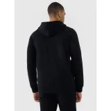 Pánská mikina se zipem 4F SWEATSHIRT-WSS25TSWSM1584-20S-DEEP BLACK · záber 5