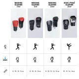 OUTSHOCK Boxerské rukavice so 100 % vetraným interiérom čierne 12 oz · záber 2