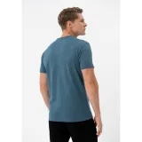 Pánské tričko s krátkým rukávem VOLCANO TM-HUBRIS-TURQUOISE · záber 3