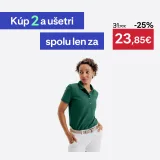 INESIS Dámska golfová polokošeľa MW500 zelená S · záber 1