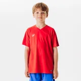 KIPSTA Detský dres ESSENTIEL Club červený 5-6 r (113-122 cm) · záber 1
