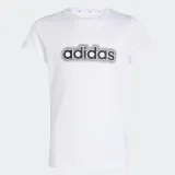 ADIDAS ADIDAS dievčenské bavlnené tričko biele 7-8 r (128 cm) · záber 1