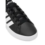 Juniorská rekreační obuv ADIDAS Grand Court 3.0 Jr core black cloud white cloud white · záber 5
