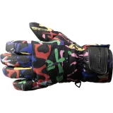 Junior síkes kesztyűk BLIZZARD Spark junior ski gloves, black multicolor · záber 2