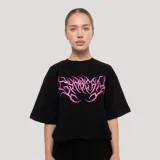 Дамска тениска Thorn Black - GymBeam - Размер: XS | Тегло: 0,19 g | Опаковка: 105 · záber 1
