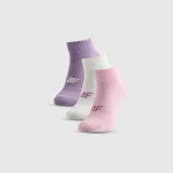 Ponožky krátke (3-pack) dievčenské - multicolor - Počet kusov: 3 ks · záber 3