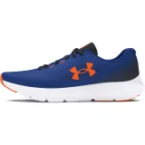 Chlapecká sportovní obuv (tréninková) UNDER ARMOUR UA BGS Charged Rogue 4 tech blue black orange blast · záber 4