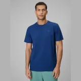 T-shirt regular hladký pánský - tmavě modrý · záber 1